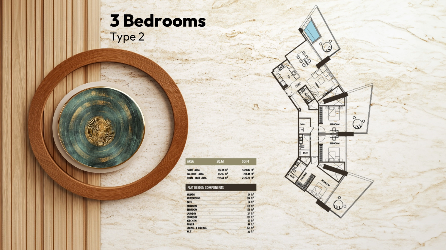 3 BR - Type A